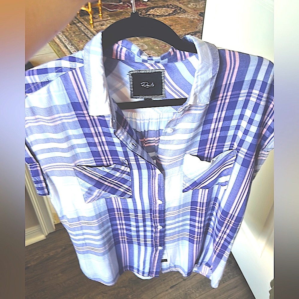 Rails Women's Whitney NWOT
Plaid Short Sleeve S oversized